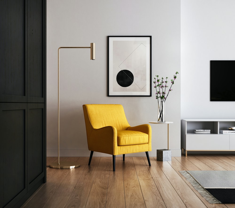 Modern minimalist living room