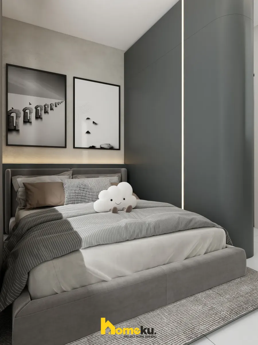 Type B Modern Grey — bedroom